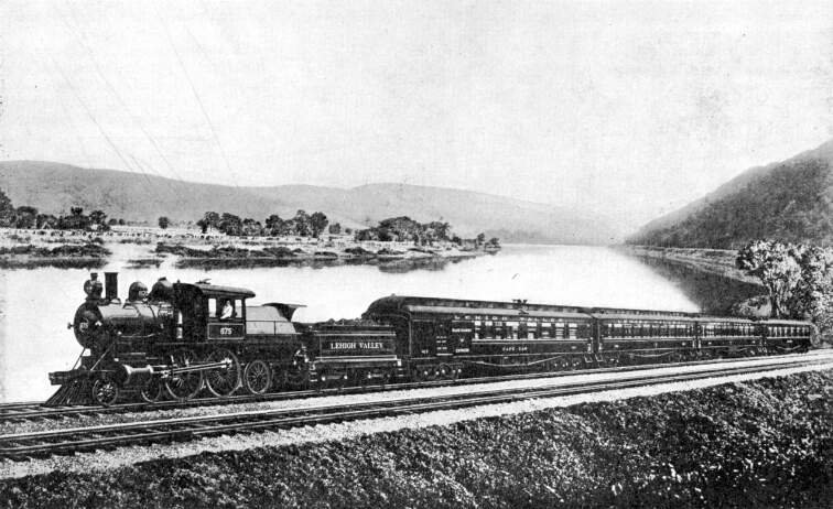 The famous Black Diamond Express on the Lehigh Valley